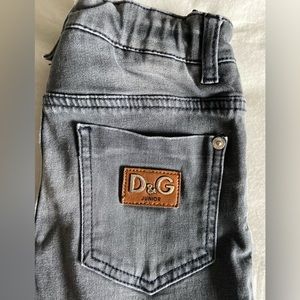 DOLCE & GABBANA Boys Size 4 Grey Denim